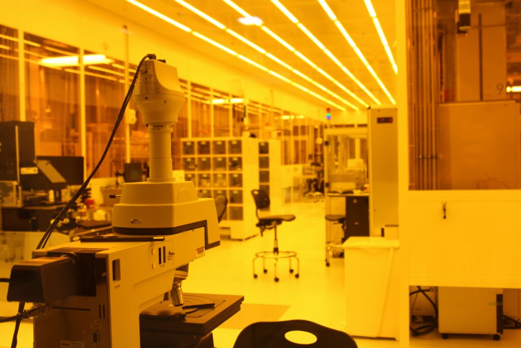 Laboratory tools used to date ancient insect fossils.