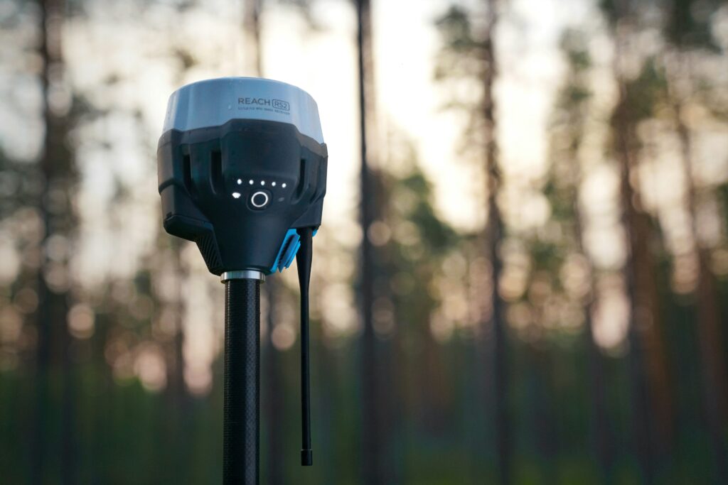 Microphone setup in field to record insect sounds at night