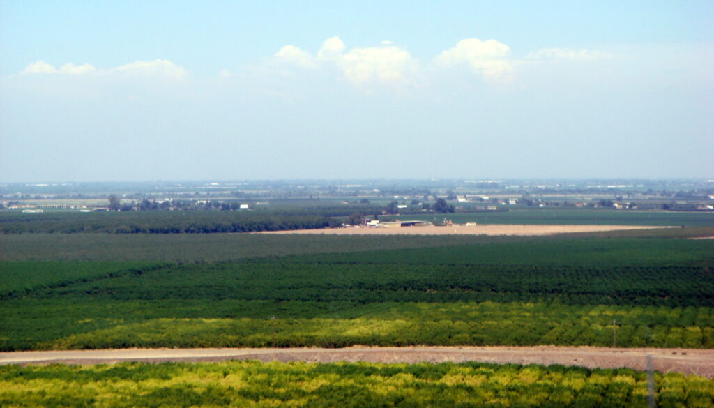 Central valley in California